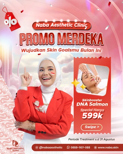 Promo Merdeka Skinbooster DNA Salmon - Naba Aesthetic Clinic